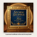 Your Child Becomes a Superhero – A personal certificate at the end of the book