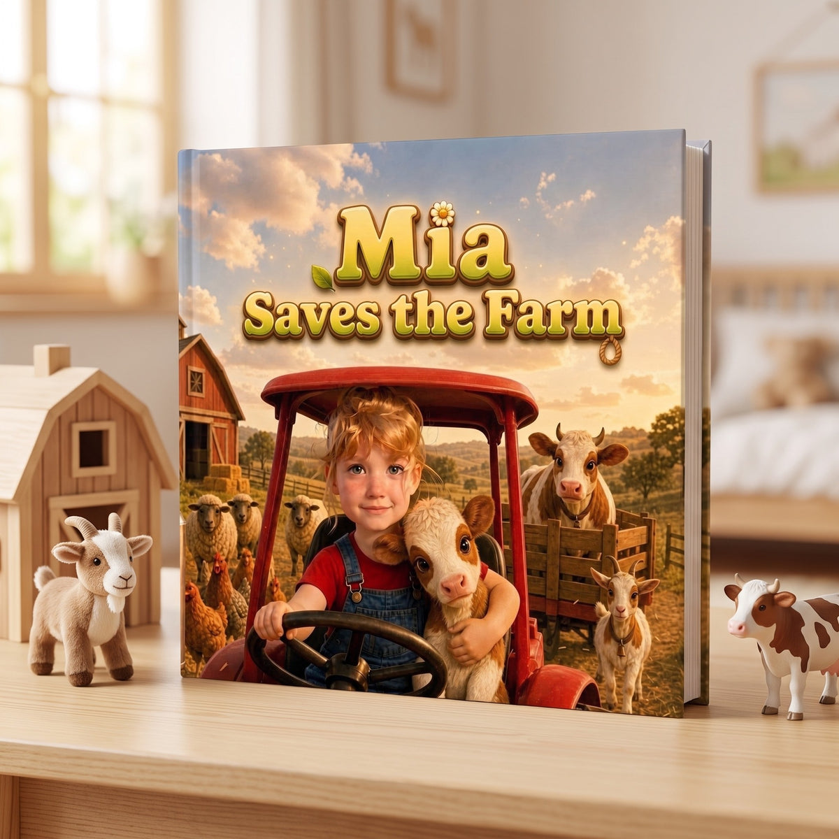 Your Child Saves the Farm – The personalized hardcover book