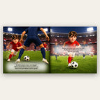 Your Child the Soccer Star – Inside the book: your child's name and face in the story